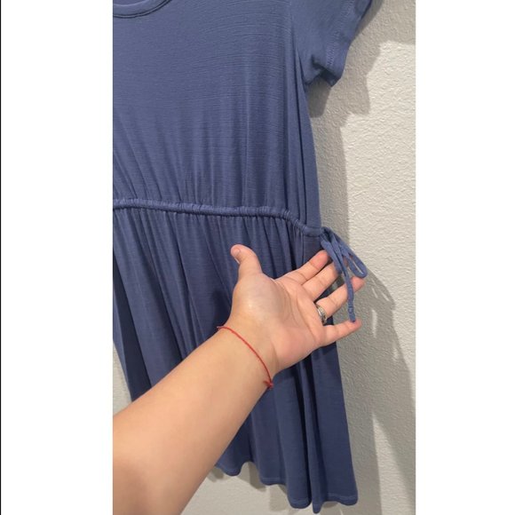 A PEA IN THE POD Maternity Blue Blouse - Picture 4 of 5